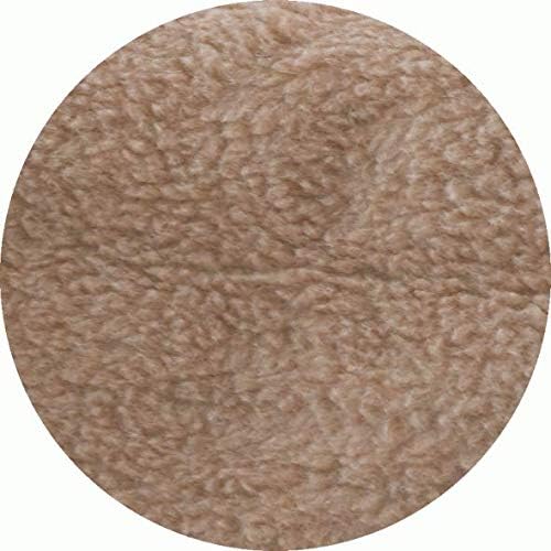 K. & N. Schurwolle 550 Schurwoll-Zugluftstopper für Türen 100 cm, Hellbraun