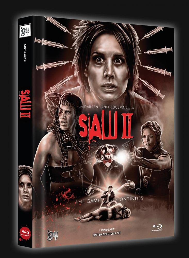 BR+DVD SAW II (Directors Cut) - 2-Disc Collectors Edition Mediabook - Cover B - limitiert u. nummeri
