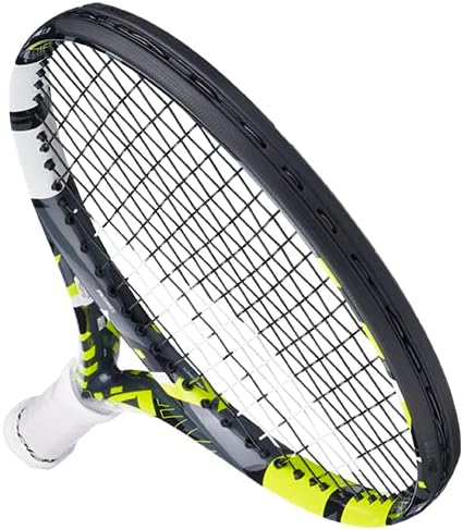 Babolat, Tennisschläger Modell Pure Aero Junior 25 Gen8, Grösse 635 mm, Farbe Grau Gelb Weiss, Griff