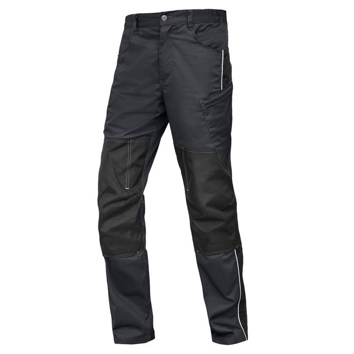 WORK IDEA Herren Stretch-Arbeitshose mit zahlreichen Taschen und Werkzeugtaschen Schwarz 46, Schwarz