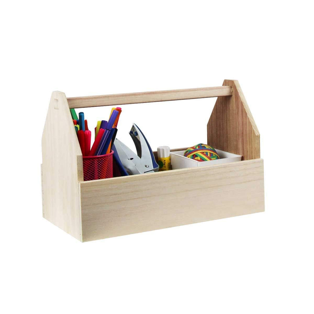 Artemio Werkzeugkiste aus Holz, 30 cm, Beige