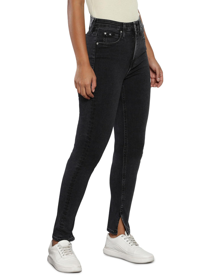 Calvin Klein Jeans Damen Hosen 24W / 30L Denim (Denim Black), 24W / 30L Denim (Denim Black)
