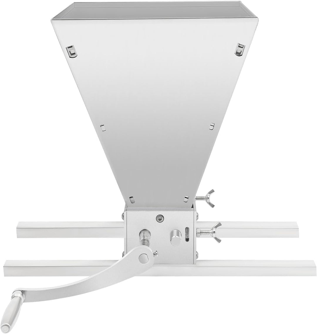 4L Malzmühle Schrotmühle, Getreidequetsche Malzmühle mit Kurbelgriff, Manuelle Getreidemühle Edelsta