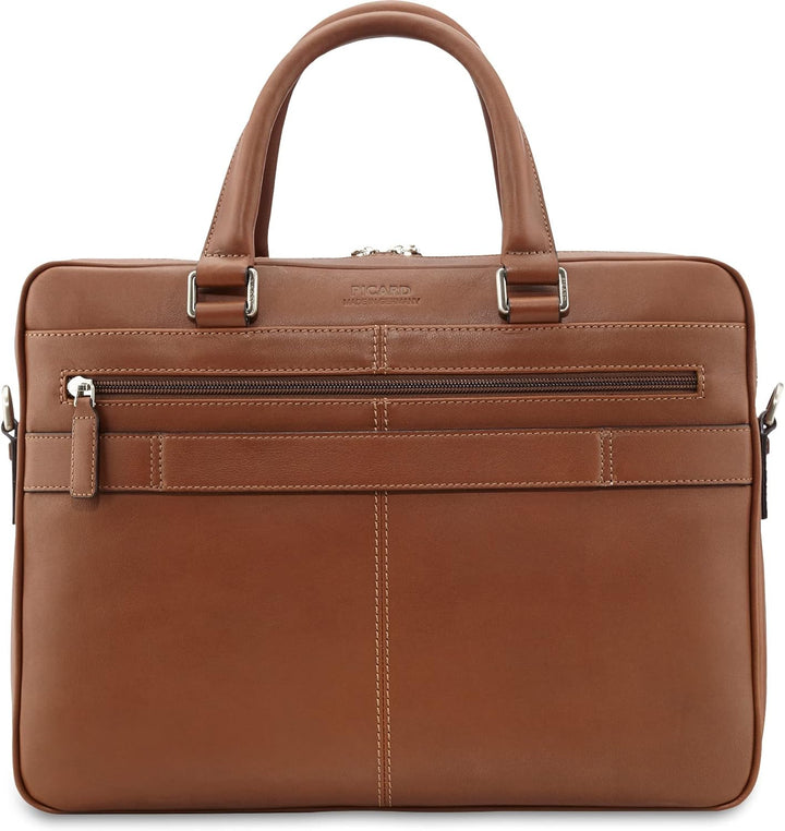Picard Herren Laptoptasche AUTHENTIC aus Rindsleder OneSize | mit Reissverschluss | Laptoptasche | B