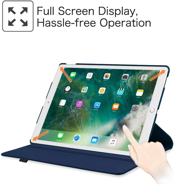 Fintie Hülle für iPad Pro 12.9 Zoll (2. und 1. Generation, Modell 2017 und 2015) - 360 Grad Rotieren