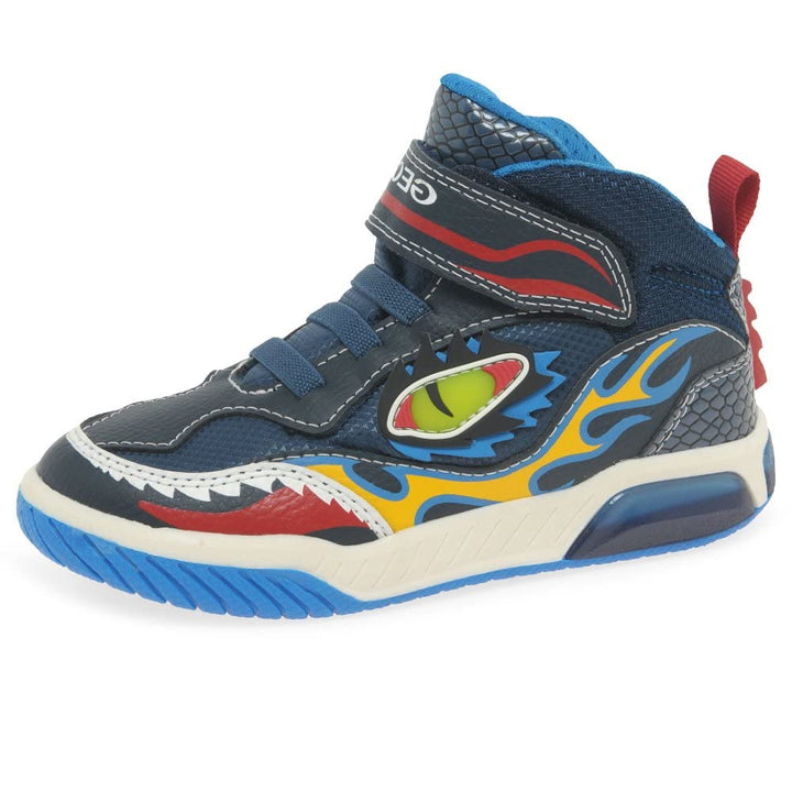 Geox J Inek Boy A Jungen Sneakers 28 EU Navy Lt Blue, 28 EU Navy Lt Blue