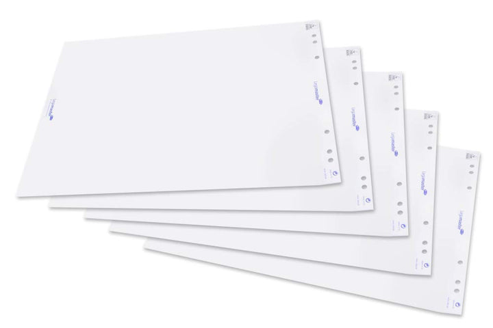 Legamaster 7-156000 Flipchart-Papier, 5 Blöcke mit je 20 Blatt, blanko, Blanko