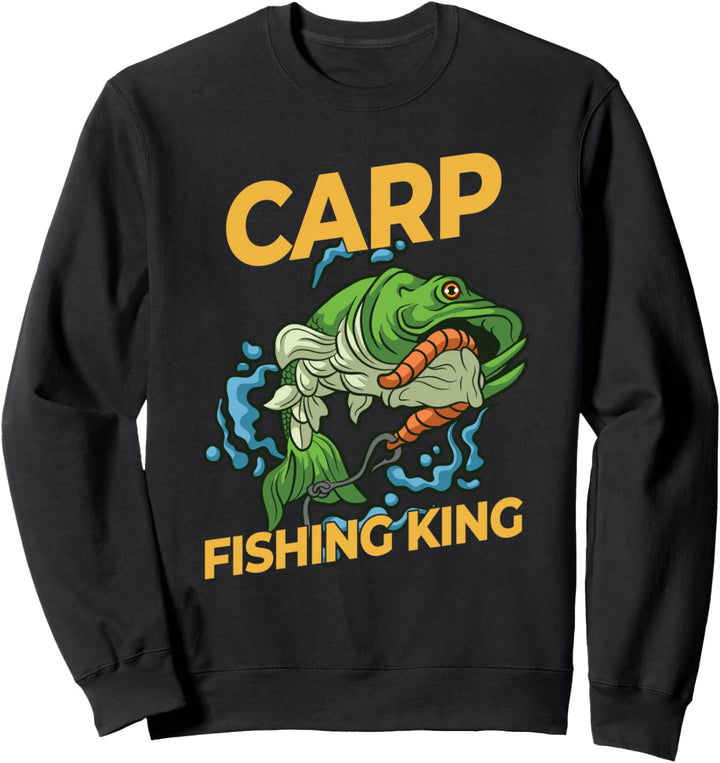Karpfenangeln King - Karpfenfischer Sweatshirt