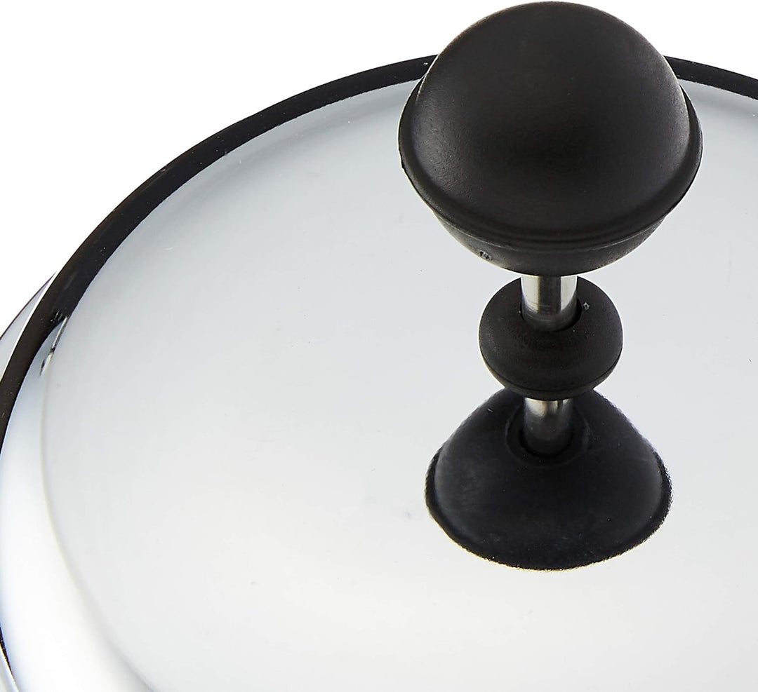 Bodum CHAMBORD Kaffeebereiter (French Press System, Auslaufschutz, Edelstahlrahmen, 0,5 liters) glän