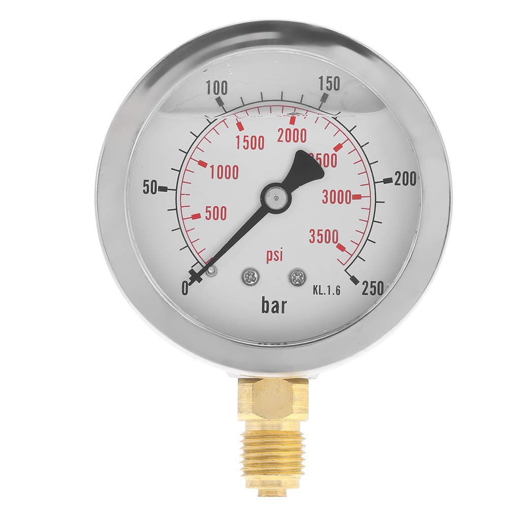 Hydraulikdruckmanometer-Kit, Hydraulikdruckprüfsatz mit 6 Kupplungen und 3 Gauge Kupplungen Langlebi
