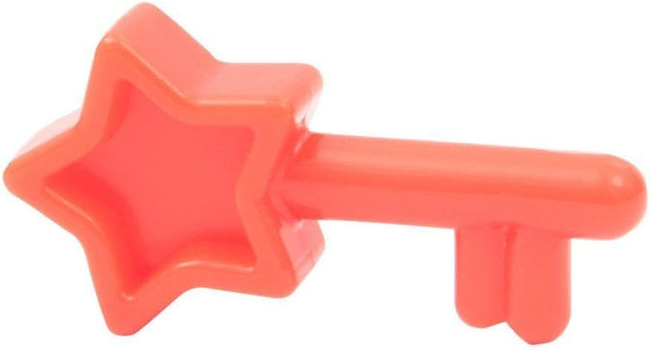 PITUFOS The Smurfs Magic Key Playset Papa House, Figurenhaus, Häuschen mit Kartoffelfigur 5 cm, Inne