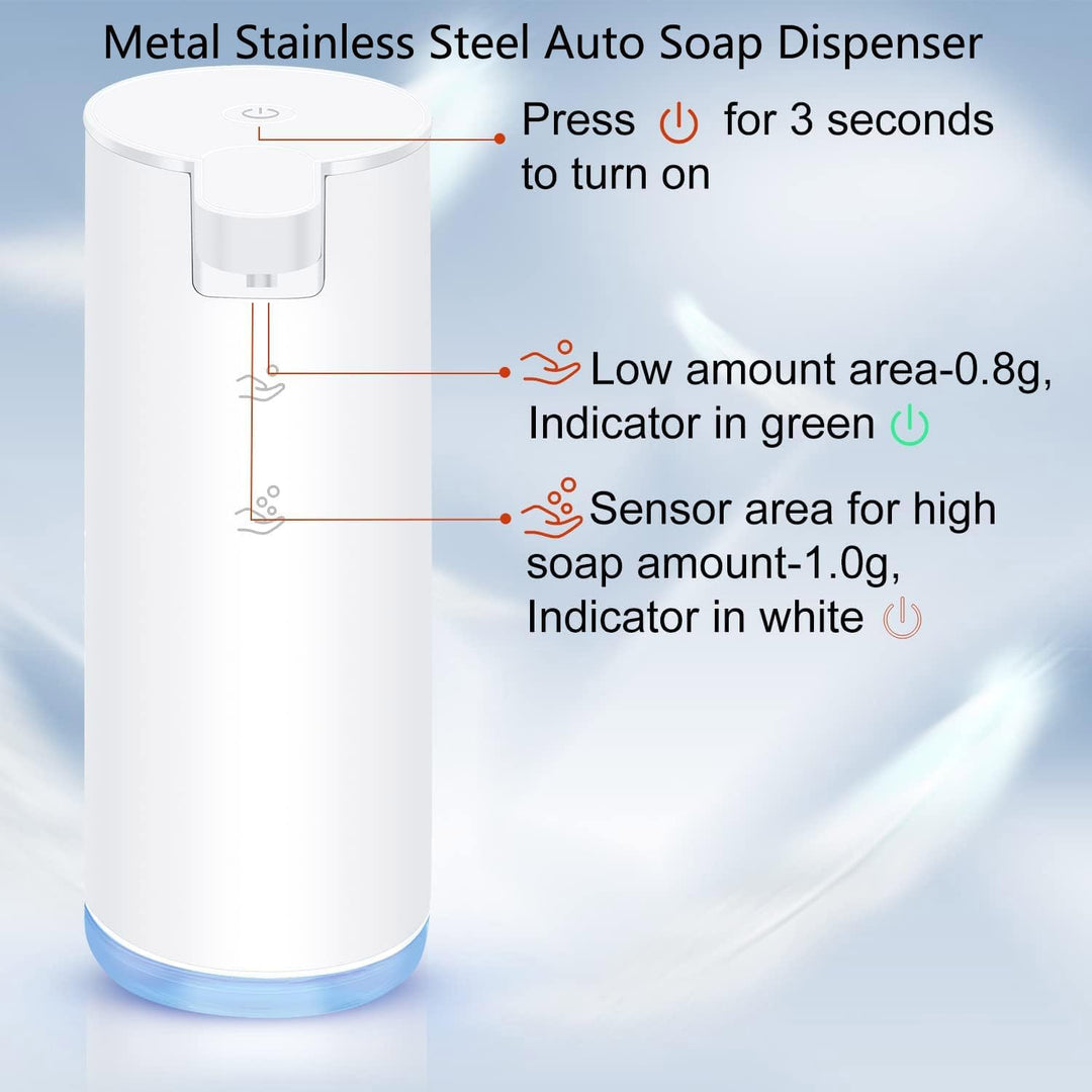 Seifenspender Automatischer Edelstahl Schaumseifenspender Elektrischer - LAOPAO Soap Dispenser Set I