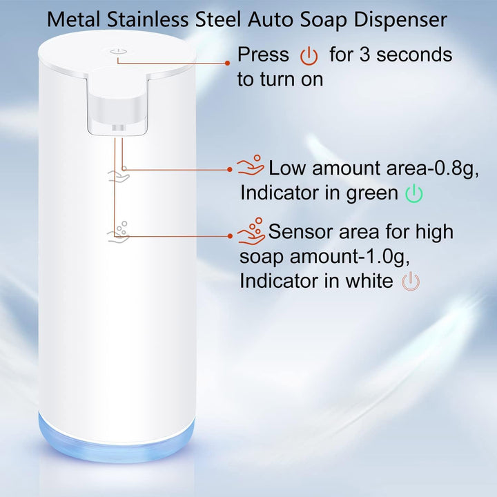 Seifenspender Automatischer Edelstahl Schaumseifenspender Elektrischer - LAOPAO Soap Dispenser Set I