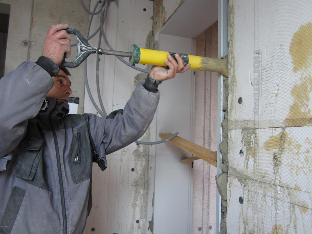 TRIUSO Handmörtelpumpe (Kurze Version Schlitz 18 mm, 0,9 kg, ) - HMP5, Kurze Version Schlitz 18 mm