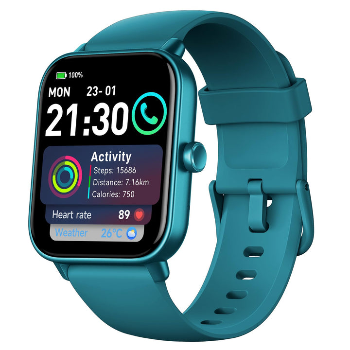 Smartwatch Herren Damen mit Telefonfunktion,1.8" Smart Watch Fitnessuhr mit Whatsapp und Alexa,Herzf