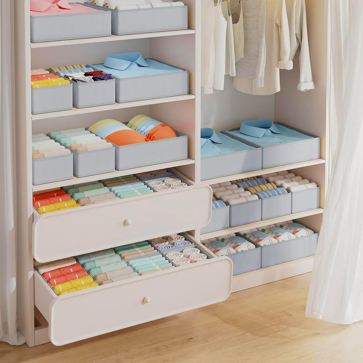 Kleiderschrank Schubladen Organizer - 15er Set Unterwäsche Organizer Aufbewahrung Hemnes Kommode, St