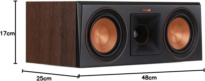 Klipsch RP-500C Mittelkanal-Lautsprecher Walnuss