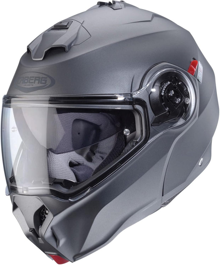 Caberg Klapphelm Duke EVO matt Gun Sonnenblende P/J inklusive Pinlock ECE 22.06 XL 61/62, XL 61/62
