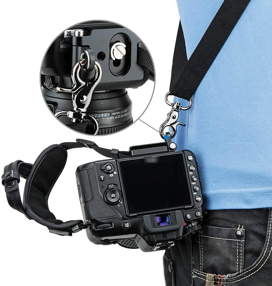 JJC Handschlaufe für DSLR Kameras Canon Nikon(mit Arca Swiss Type Platte) für DSLR Kameras