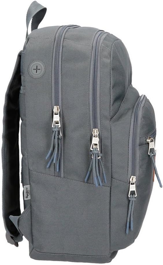 Pepe Jeans Cross Doppelfach-Rucksack Grau 30,5x44x15 cms Polyester 20.13L Rucksack 44 Grau, Rucksack