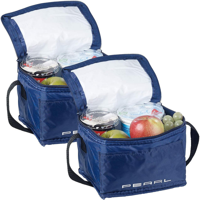 PEARL Kühlbox: 4er-Set isolierte Mini-Kühltaschen mit Tragegurt, je 2,5 Liter (Kleine Kuehltasche, K