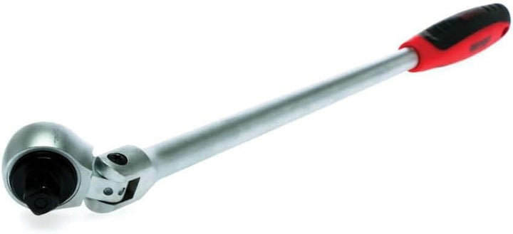 Teng Tools 1/2-Zoll-Antrieb, 45 Zähne, 15,7 Zoll/400 mm langer Arm, flexibler Kopf, Ratsche – 1200 F