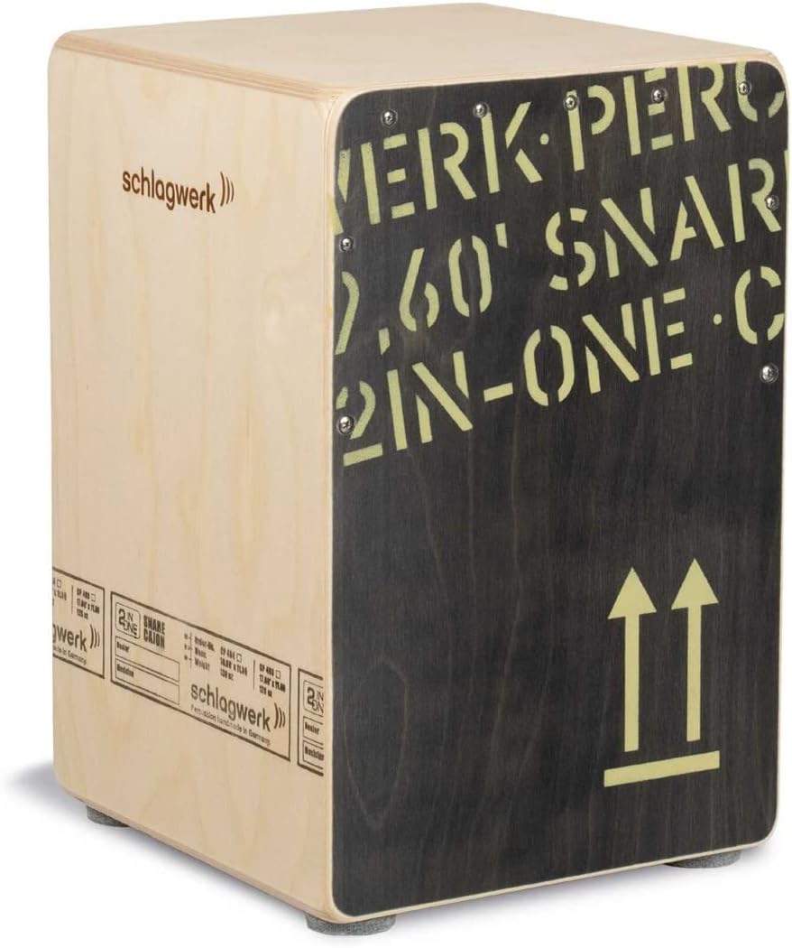 Schlagwerk CP 403 BLK 2inOne Cajon + keepdrum Gig Bag Tasche + Cajon Sitzpad CP-01