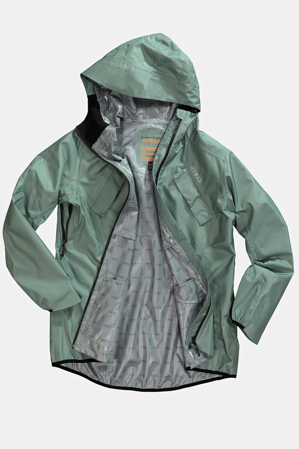 Ulla Popken Damen grosse Grössen Übergrössen Plus Size HYPRAR Funktionsjacke, wasserdicht, Bionic-Fi