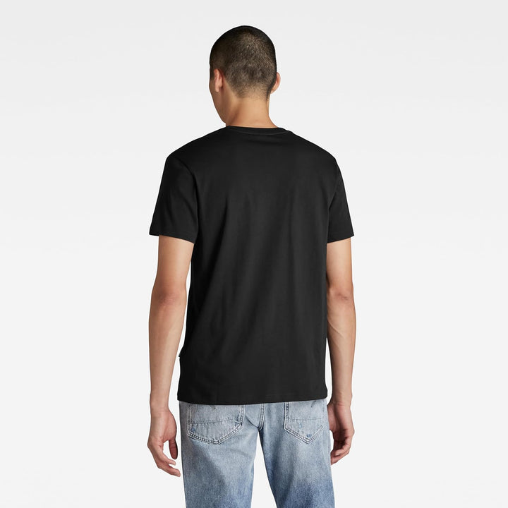 G-Star Herren Mirror Graphic T-Shirt XS Schwarz (Dk Black D24701-336-6484), XS Schwarz (Dk Black D24