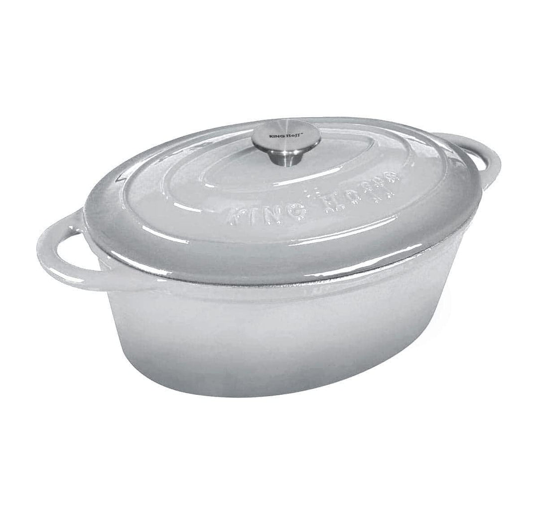 Emailliert Gusseisen Bräter Töpf Röster Schmortöpf KINGHOFF (4,5L), 4,5L