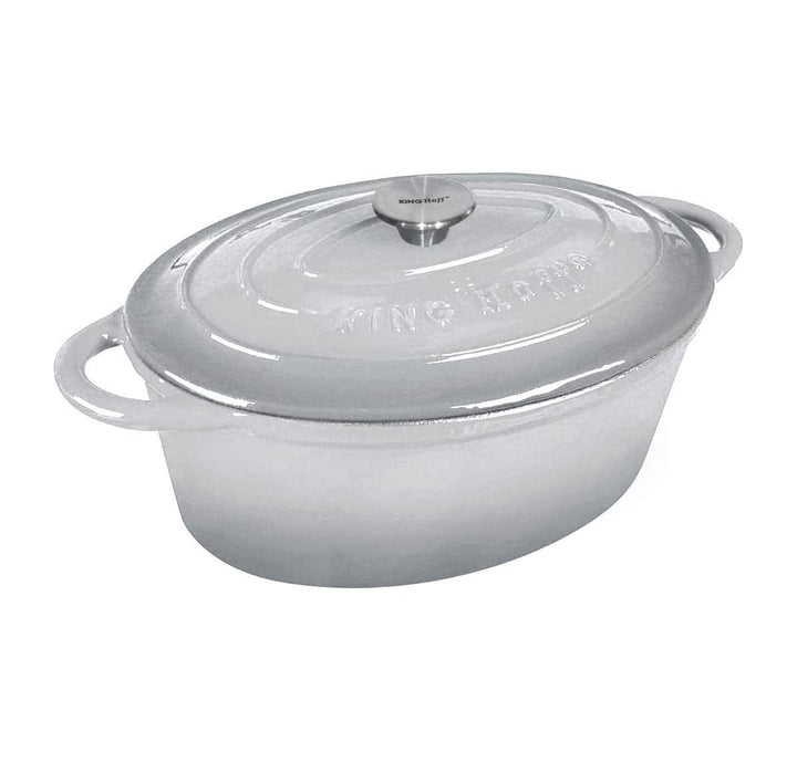 Emailliert Gusseisen Bräter Töpf Röster Schmortöpf KINGHOFF (4,5L), 4,5L