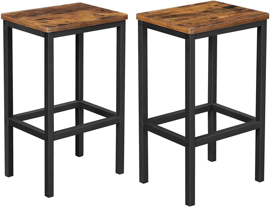 VASAGLE Bartisch, Küchentisch, Küchentresen, rechteckiger Stehtisch, stabiles Metallgestell, 100 x 4