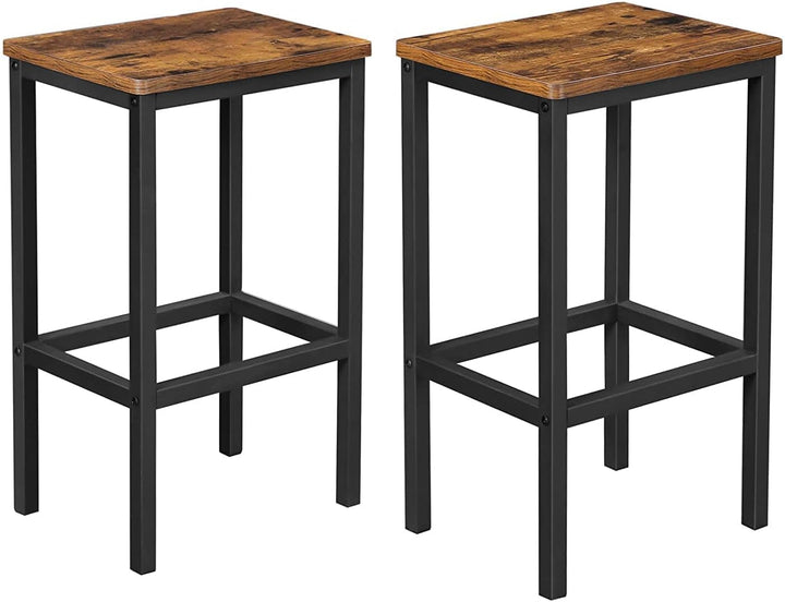 VASAGLE Bartisch, Küchentisch, Küchentresen, rechteckiger Stehtisch, stabiles Metallgestell, 100 x 4