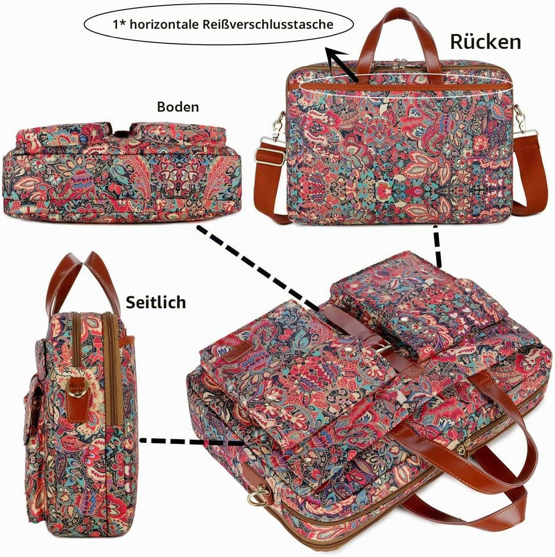Baosha Frauen Laptoptasche 17 Zoll Aktentasche Damen Schultertaschen Arbeitstasche Businesstasche Mu