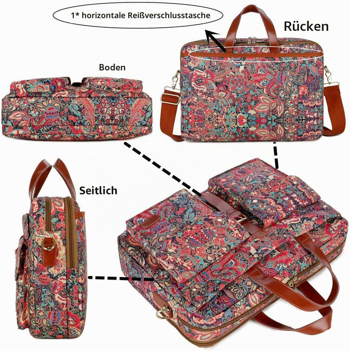Baosha Frauen Laptoptasche 17 Zoll Aktentasche Damen Schultertaschen Arbeitstasche Businesstasche Mu