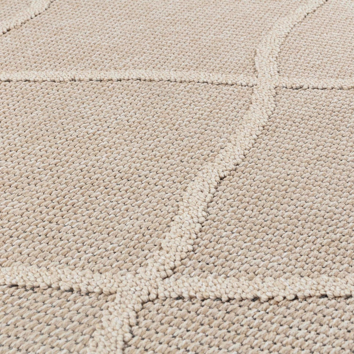 HomebyHome In& Outdoor Teppich Wetterfest, Grau 80x150 cm Teppich Küche, Waschbarer Küchenläufer Fla