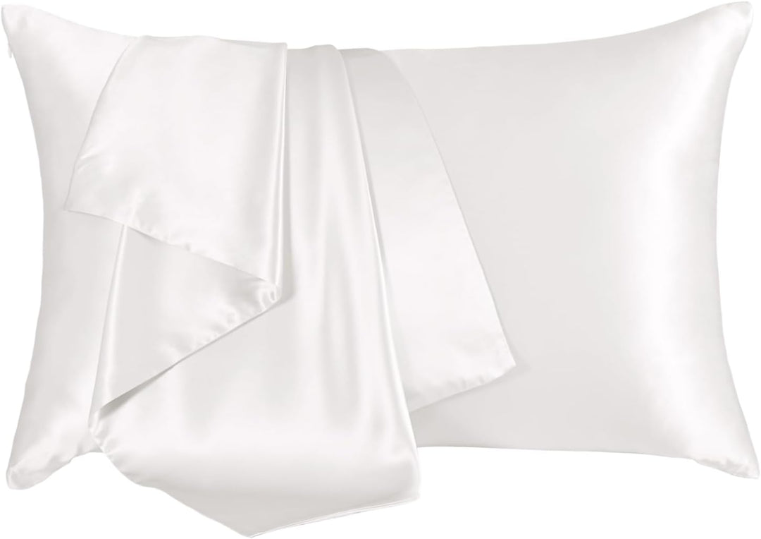 THXSILK Luxus 100% 19 Momme Seide Kissenbezug Kissenhülle mit Reissverschluss - Seide Kissen Bezug -