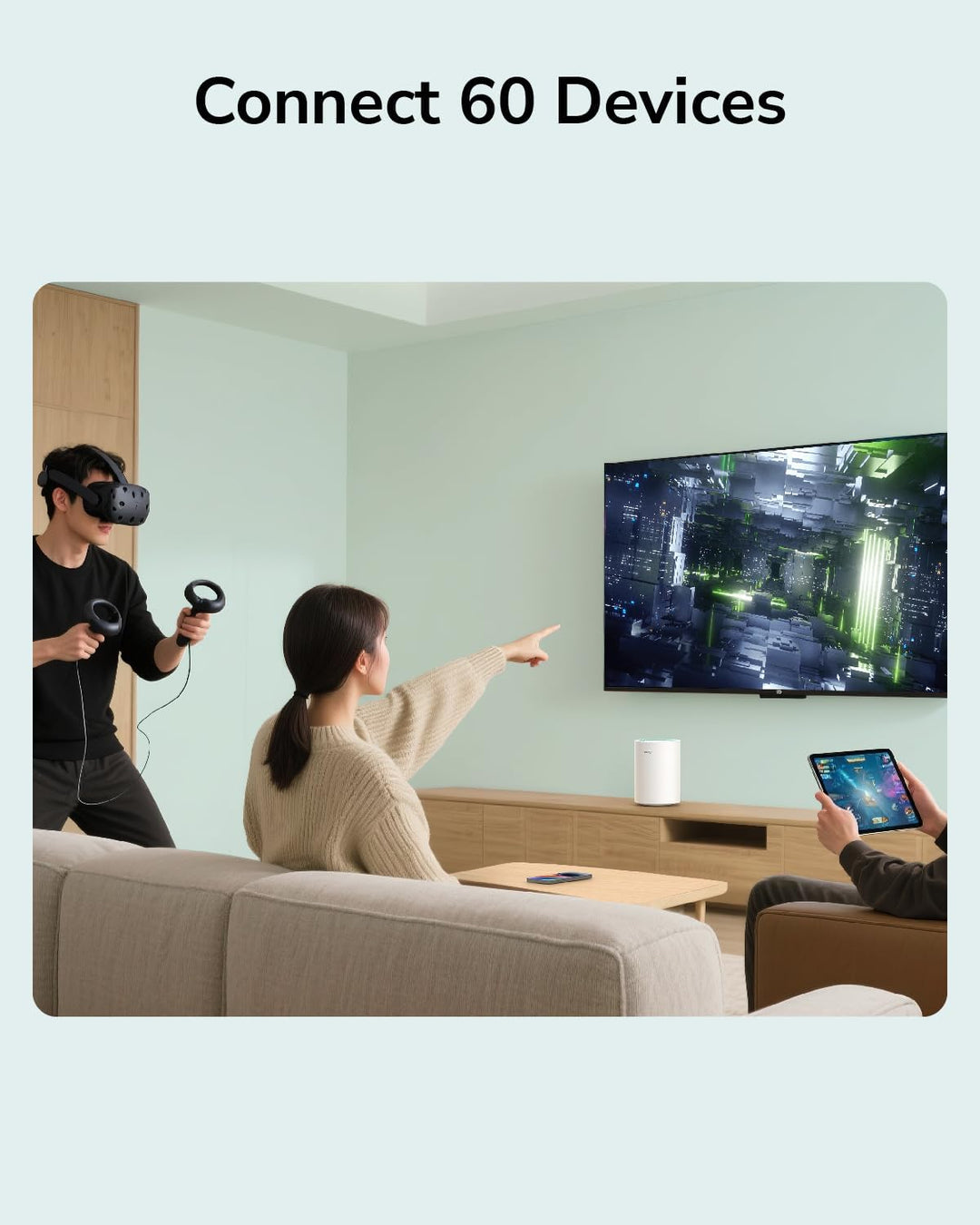 Cudy Dualband AX1500 WiFi 6 Mesh-WLAN-System, ersetzt Router und Extender, deckt bis zu 230 m², 3 Gi