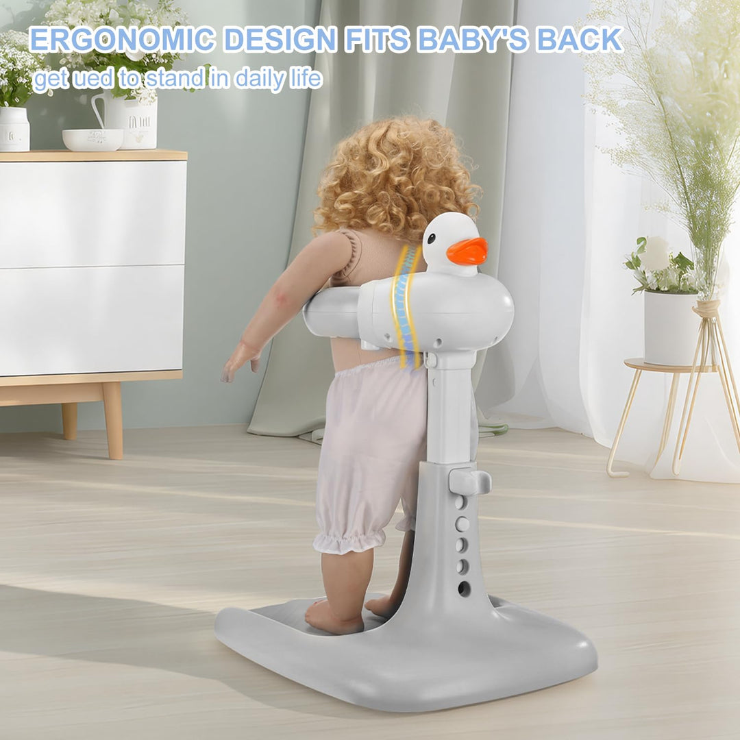 Verstellbar DuschstäNder Kinder, Stehhilfe Baby Dusche Antirutsch-Basis, Stehender DuschstäNder,Dusc