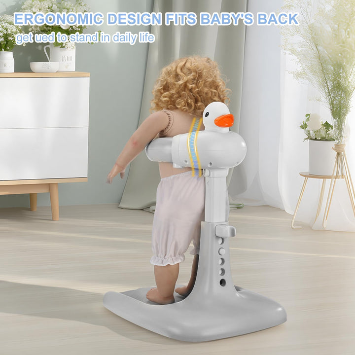 Verstellbar DuschstäNder Kinder, Stehhilfe Baby Dusche Antirutsch-Basis, Stehender DuschstäNder,Dusc