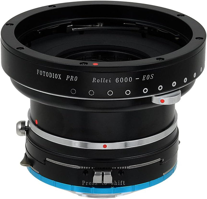Fotodiox Pro Combo Shift Lens Adapter Kit Compatible with Rollei 6000 Lenses on Fujifilm X-Mount Cam