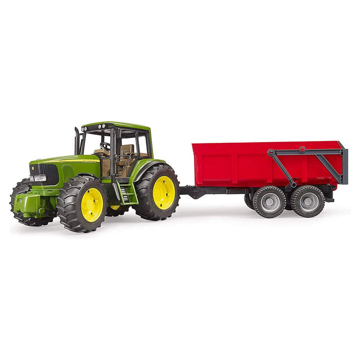 bruder 02057 - John Deere 6920 mit Wannenkippanhänger - 1:16 Bauernhof Landwirtschaft Traktor Trecke