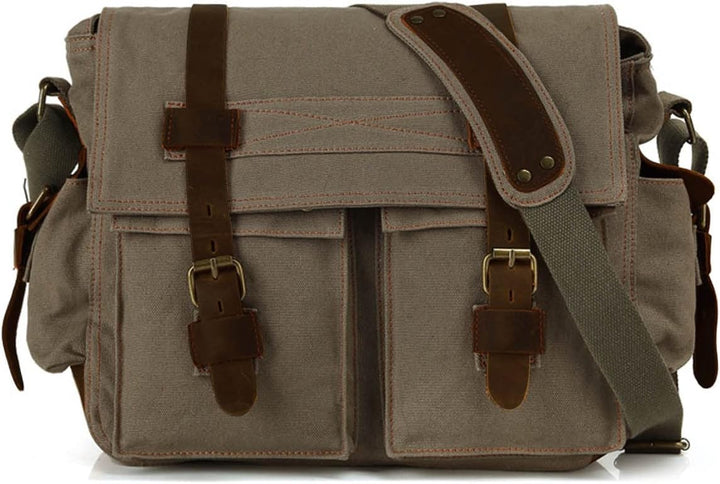 FANDARE Neu Retro Messenger Bag Umhängetasche Schultertasche 14 Zoll Laptoprucksäcke Herren Frauen T