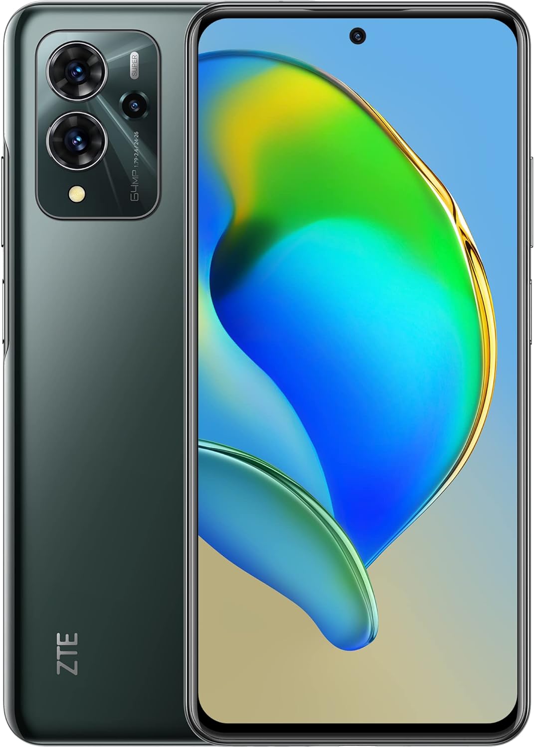 ZTE Smartphone Blade V40 Pro (16,94cm (6,67 Zoll) FHD+ Display, 4G LTE, 6GB RAM und 128GB interner S