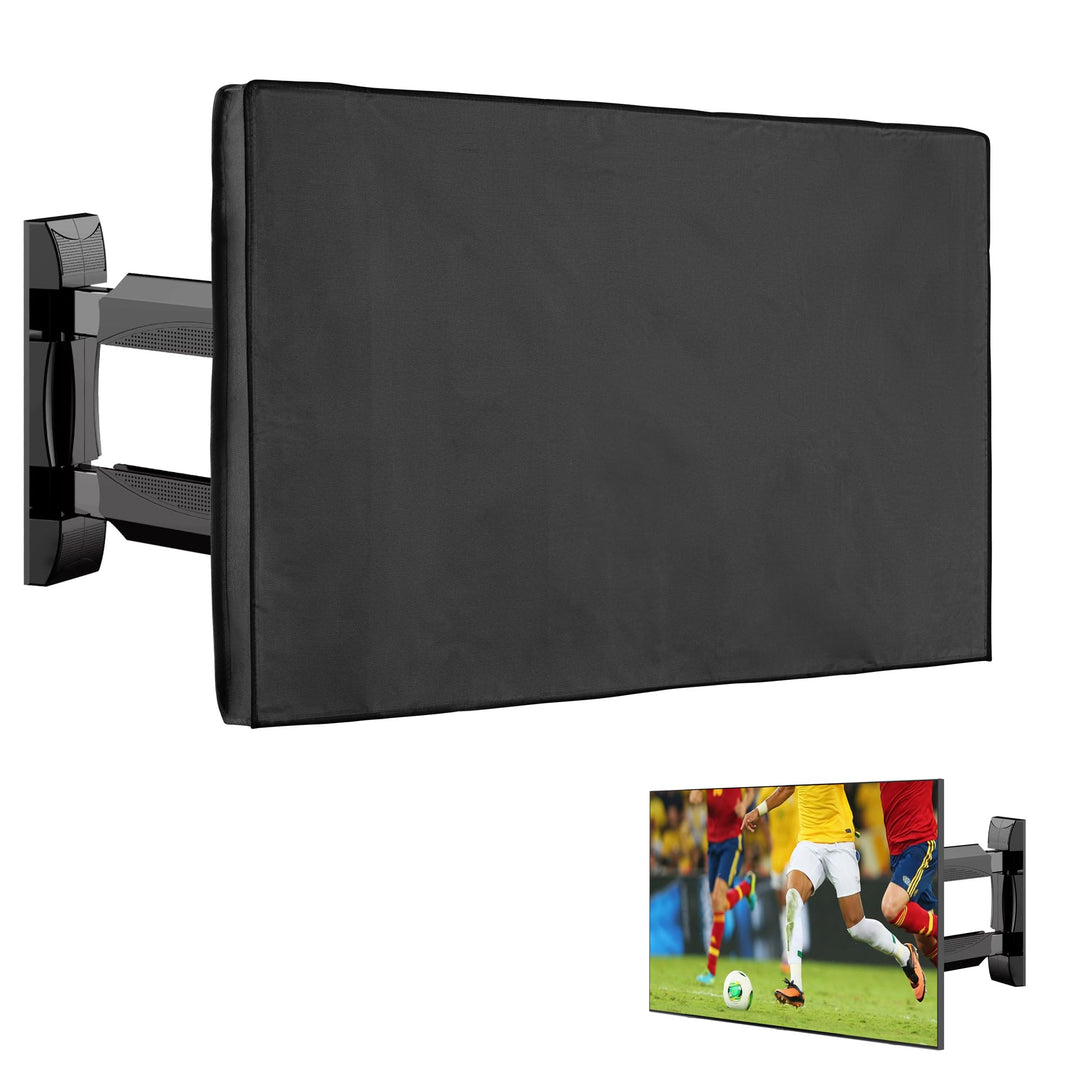 kwmobile 43" TV Outdoor TV Abdeckung - Fernseher Hülle Bildschirmschutz - Schutzhülle wetterfest - S