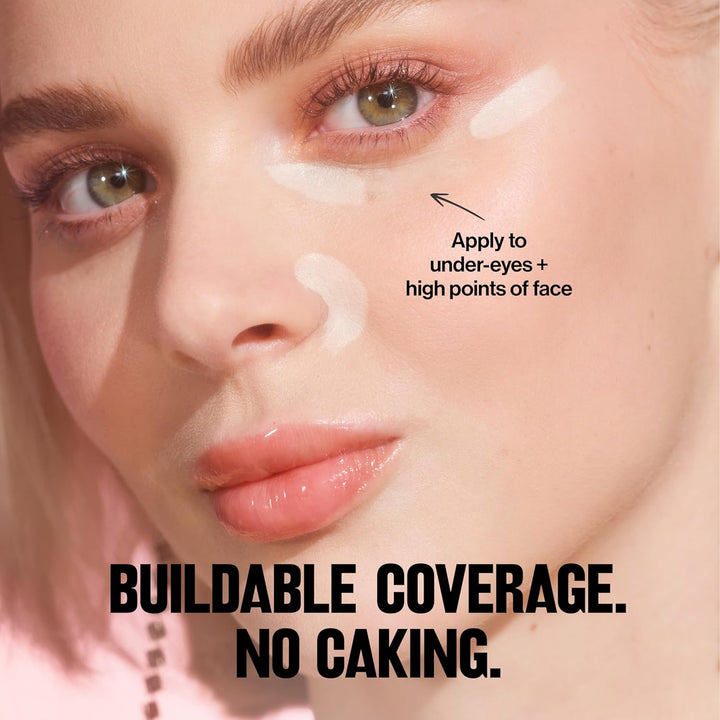 Revlon Glimmer Brightening Concealer, Anti-Concealer, leichte Abdeckung, Vitamin C, Koffein und Stev
