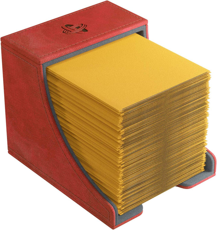 Gamegenic Watchtower 100-Card Convertible Deck Box, Red Rot, Rot