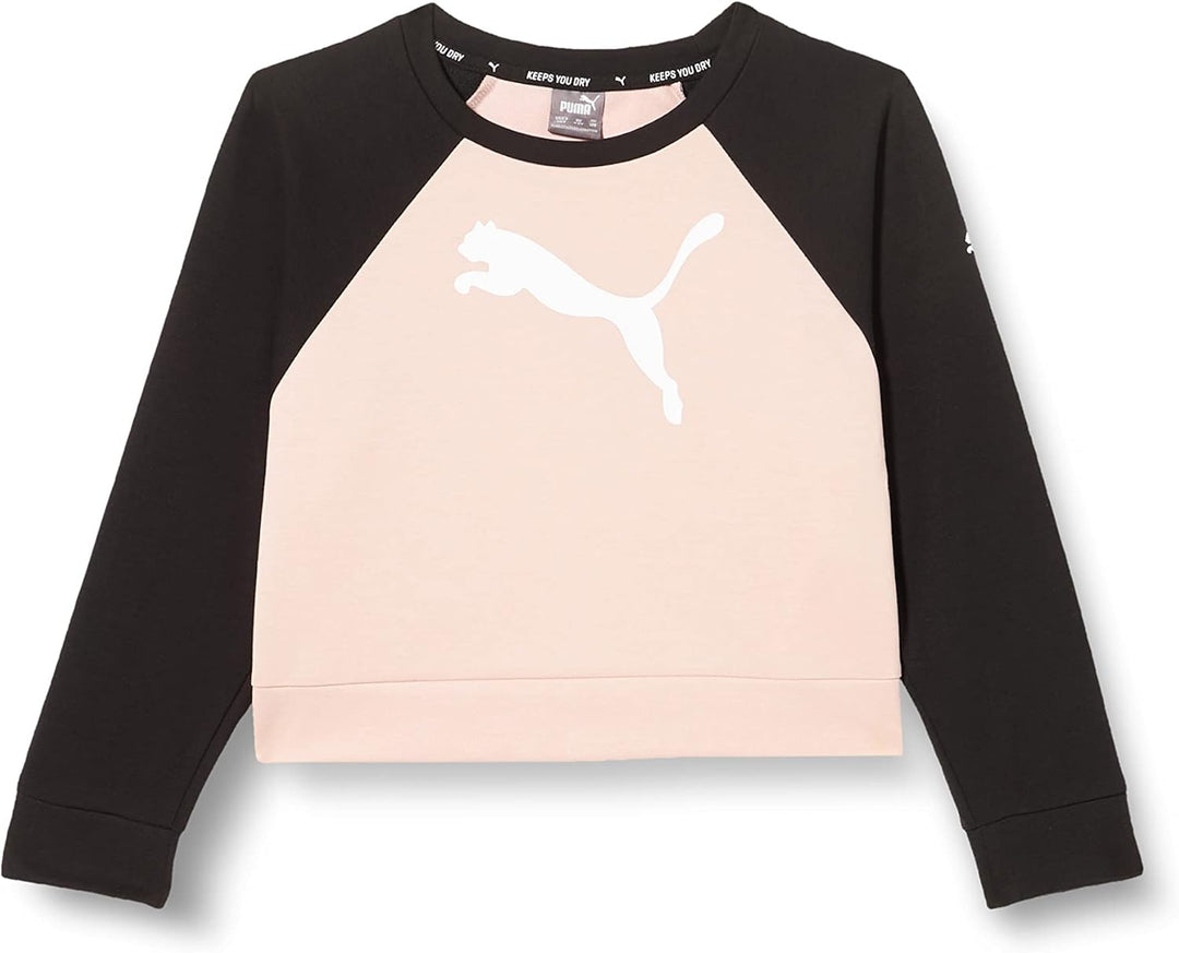 PUMA Mädchen Modern Sports Crew G Schweiss 110 Rosenquarz, 110 Rosenquarz