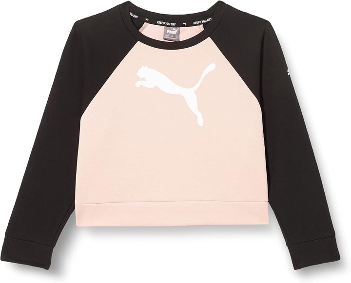 PUMA Mädchen Modern Sports Crew G Schweiss 110 Rosenquarz, 110 Rosenquarz