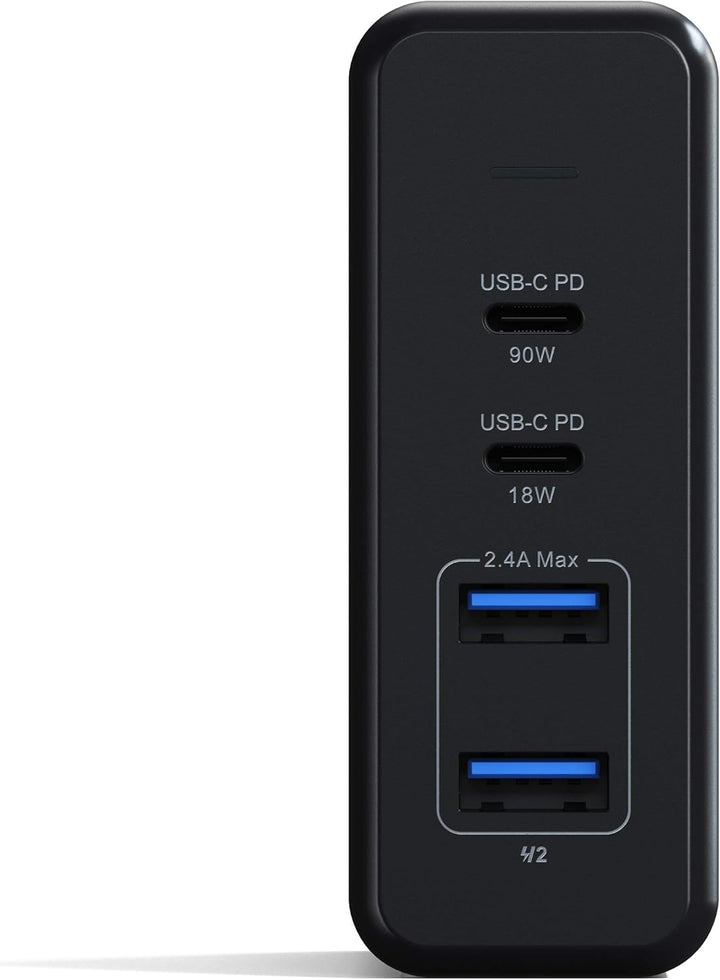 SATECHI 108W USB C PD Tischladegerät – 2 USB-C PD &amp; 2 USB-A Anschlüsse – Für M2/M1 MacBook Pro/Air,